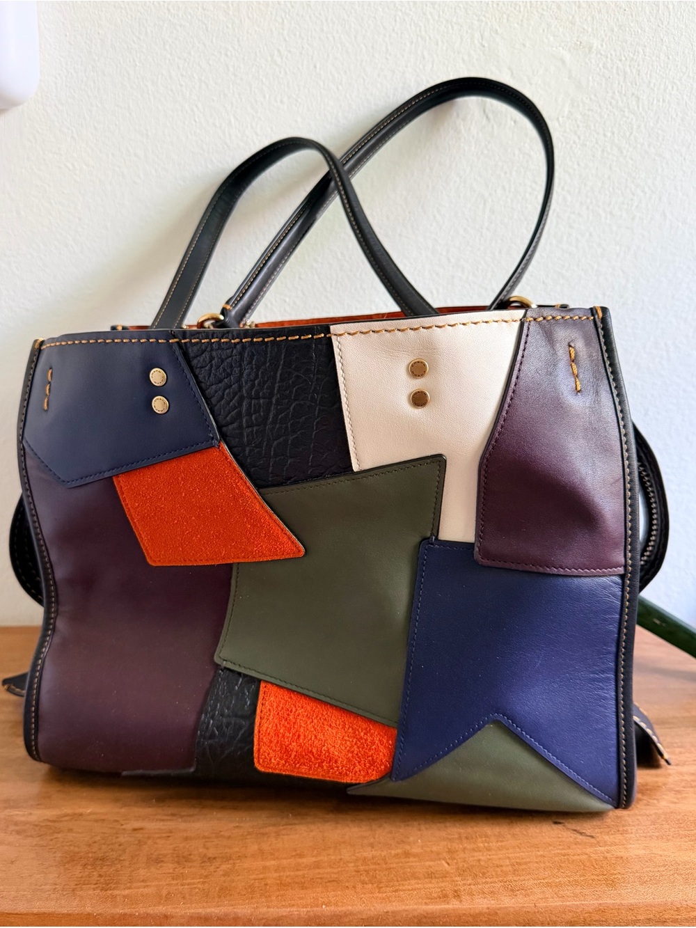Coach Rogue Patchwork Handbag - Picture 2 of 12